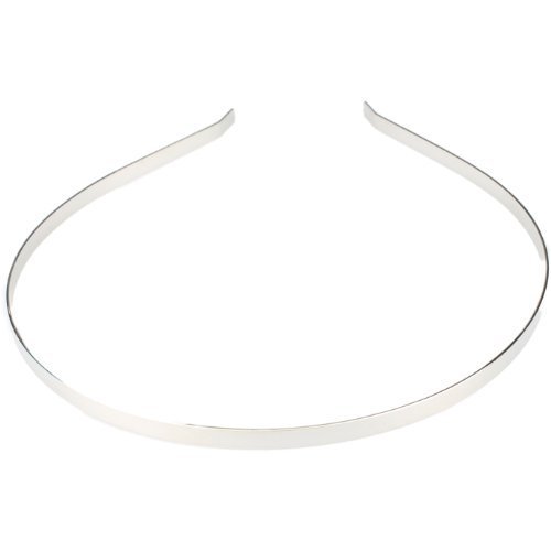 Silver Alice Band Plain Metal Headband Craft Headbands Tiara Base Hair Band