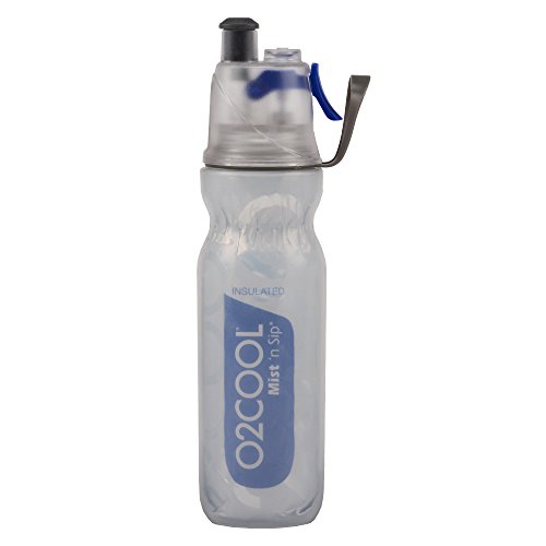O2 COOL Klassische doppelwandige Mist 'n Sip Wasserflasche (Blau)