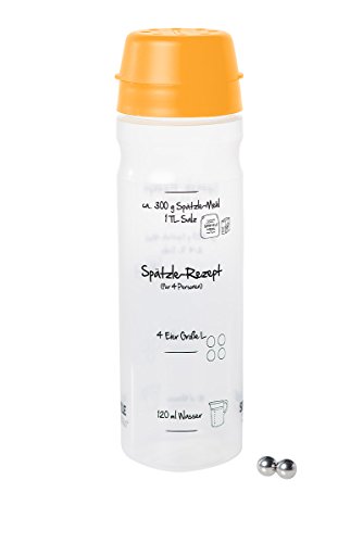 4-Portionen-Spätzle-Shaker in orange - 2