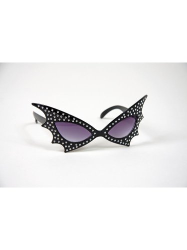 Brille mit Brillies, schwarz