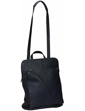 Bozana Bag Sina Dunkelblau Blau Backpacker Designer Rucksack Ledertasche Damenhandtasche Schultertasche Leder...