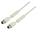 Produktbild Valueline VLSP40010W50 Koaxial-Antennenkabel 100 dB Stecker Kupplung 5 m weiß