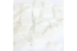 HOBBY ISLAND MOSAICS Vitreous Mosaic Tiles 10mm Matt White