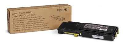 Xerox Cartouche de toner Jaune Phaser 6600/WorkCentre 6605 capacité standard 2 000 pages