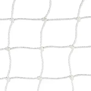 sharabani Nylon Anti-Bird Net UV Stabilized White Nylon Net,Monkey Pigeon Protection Net for Balcony.(6 Foot x 8 Foot) 6 feet x 8 feet.