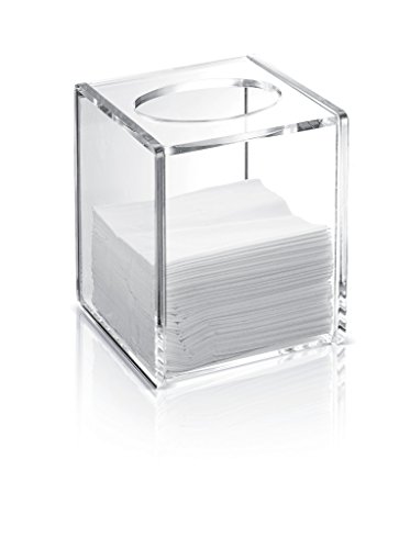 Showerdrape, glasklar, Acryl, quadratisch, Tissue Box Serene (338154)