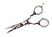 Professional Pink Hairdressing Scissors 5 inch (12 cm), Beautiful Flowers