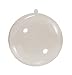 Produktbild E-line '12 Stück Dekoration Doodly Medallions von Weihnachten, transparent, für Weihnachtsbaum, für Decoupage, cm 9
