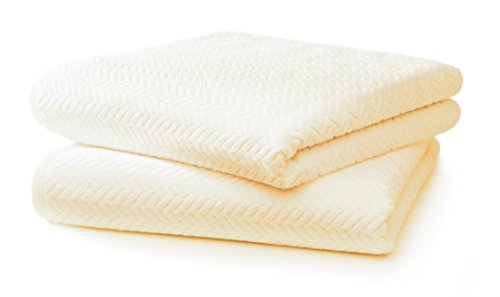 fleuresse Frottier 3485 Fb. 7 Duschtuch, 2-er Pack, 70 x 140 cm, creme