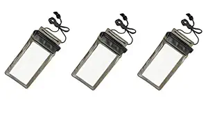 HETASH (3 Pack) Water Proof Mobile Pouch Cover Special in Rainy Season for All Smart Phones.