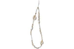 URFEDA Chaîne de Téléphone Portable Perles, Anti-Perte Chaîne de Téléphone Portable Perle Charme, Chaîne Pendentif Téléphone Portable Universelle, Coquillages, Bijoux de Téléphone Bohème pour Les Filles