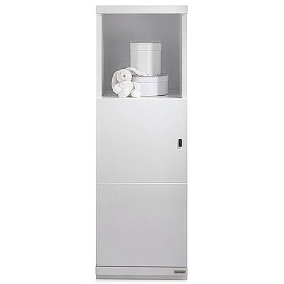 Izziwotnot Skyline Tall Boy Storage Unit, High Gloss White
