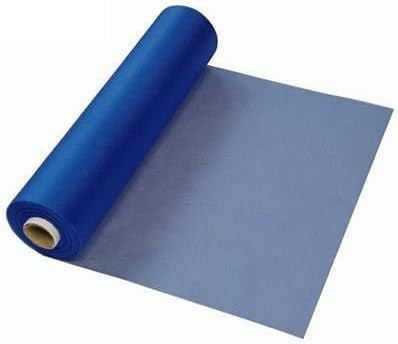 29cm x 26m Sheer Organza Roll Navy - Perfect as Christmas Decorations, Table Runners or Chair Sashes Fabric