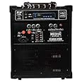 Medha D.J. Plus Professional Karoke Portable Rechargable P.A. Amplifier Cube With Recording And 1 Wireless Mic Inbuilt-new