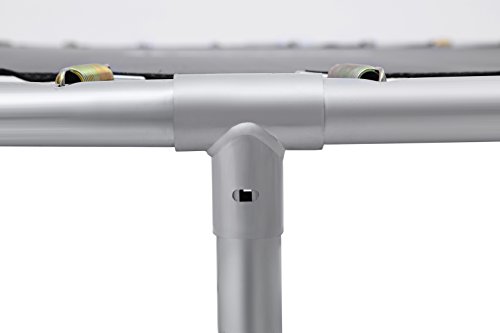 Songmics Trampolin Ø 244 305 366 cm Komplettset inklusive Leiter Sprungmatte Randabdeckung Sicherheitsnetz gepolsterten Netzpfosten - 6