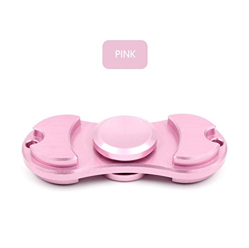 Ocool Spinner Fidget Toy, Fidget Spinner Focus Toy Pure Aluminum High Speed Spins Helps Focusing for Anxiety Stress Reducer Relieves ADHD ADD Autism Adult Children, Pink Ocool Spinner Fidget Toy, Fidget Spinner Focus Toy Pure Aluminum High Speed Spins Helps Focusing for Anxiety Stress Reducer Relieves ADHD ADD Autism Adult Children, Pink