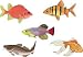 Produktbild Smarts-Art Fliesenaufkleber, Motiv: Tropische Fische, 5 Stück
