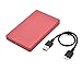 Produktbild welltobuy Mobile Festplatte 2,5"USB3.0 SATA3.0 HDD/SSD Mobile Festplatte Box Weiß Schwarz Rot
