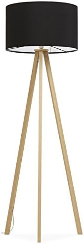Paris Prix – Floor lamp, Tripod "Fidelio Natural & Black