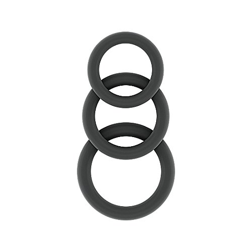 Preisvergleich Produktbild SONO N 25 Set Ringe Penis SILIKON GRAU