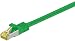 Produktbild Patchkabel S/FTP, m. CAT 7 Rohkabel, Grün, 15m, LSZH, RJ45 (CAT 6A) Stecker