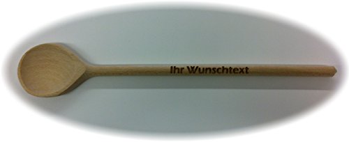 Kochlöffelset mit Lasergravur // einseitig beschriftet // 2-teilig - 2