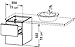 Produktbild Duravit Unterschrank Darling New 545x400x 502mm, 2 SchKa, pine terra/terra, DN678005114