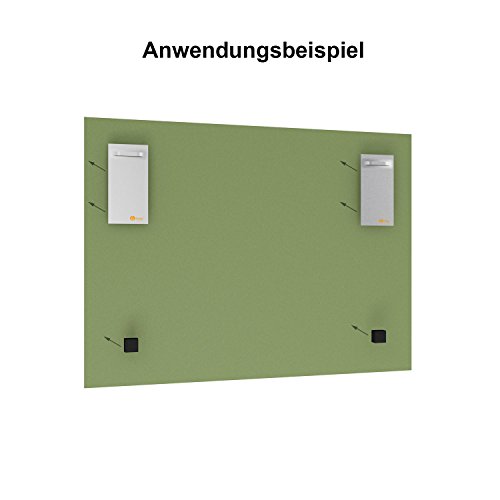 Spiegel Aufhänger Set Groß inkl. 2 Spiegelaufhänger – Spiegelhalter und 2 Abstandshalter von Hang-it - 3