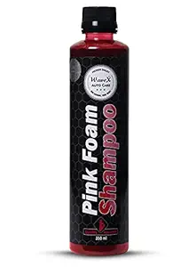 WaveX Colour Foam Car Shampoo 350 ml | Produces Thick Pink Colour Foam