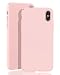 Produktbild JMi [ Passend für iPhone iPhone XS Max - 6.5", in Pink Ultra dünne Hartschalen Schutzhülle - feinmatt - federleicht - schlicht - ohne Logo