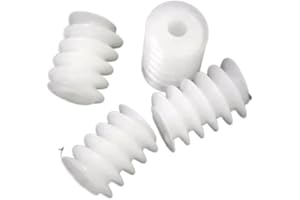 HOMEXO Engranaje de Gusano 3,5 * 5mm 0,3 M/5x5mm 0.8A 0,4 M/6x8mm 6x10mm 0,5 M 2A Modelos de Engranajes de plástico DIY transmisión Engranajes helicoidales Gusano 15 Uds (Size : 5x5mm 0.4M0.8A)