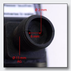 Jebao JBA35V-12-050VA Netzteil 2 polig IP44 12 Volt 417 mA 7,2 VA AC/AC Netzdapter - 2