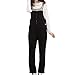 DEHANG Maternity Bib Jumpsuit Pants Sports Pocket With Zipper Size M - Black