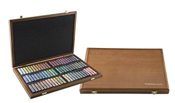 Mungyo Gallery Soft Pastel Squares Wood Box Set of 72 - Assorted Colors by Mungyo Gallery