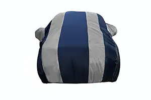 PRA-V New Hyundai I20 Car Cover Water Resistant Model 2020 2021 BS6 All Weather Windproof Dustproof UV Protection Scratch Resistant Universal Fit for New i20 (Grey Strip)