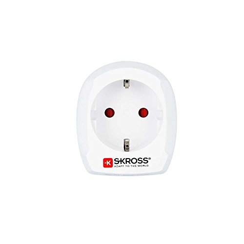 SKROSS® Country Adapter Europe to UK: Reiseadapter für Reisen aus Europa in Länder, die den britischen Standard verwenden - 2