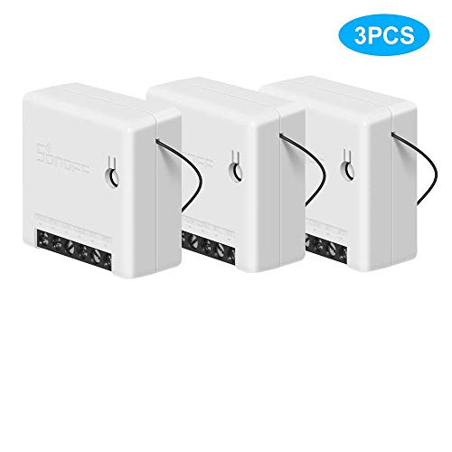 Interruttore intelligente SONOFF MINI Interruttore intelligente fai da te Telecomando Interruttore WiFi Funziona con Alexa Google Home Assistant IFTTT