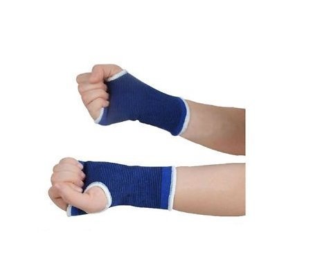 CABLEGALLERY Elastic Palm Wrist Glove Hand Grip Support Protector Brace Sleeve Support (Free Size, Blue) RS.149 (63.00% Off) - Amazon