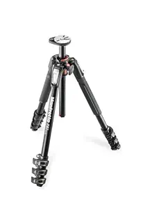 Manfrotto MT190XPRO4 4 Section Aluminum Tripod Legs with Q90 Column (Black)