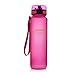 Produktbild Uzspace Sporthallen Schulen Tritan Wasserflasche Bpa-Frei Wandern Radwandern Wasserflasche Mit Flip-Top Deckel - rosa - 500ML