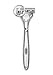 Wilkinson Sword Quattro Titanium Sensitive Razor with 1 Blade