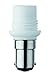 Produktbild Minihalogen Sockel für G9 Stiftsockel B15d 230V Weiß (Liefermenge=2)