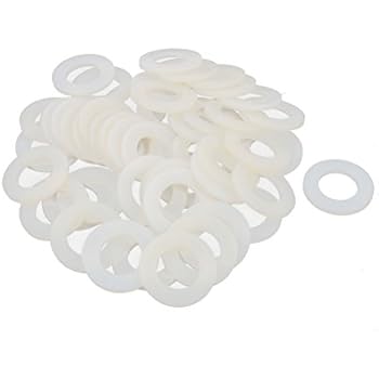 400x Rondelles Plates Isolantes PE – M3, Transparentes, Fixation électronique