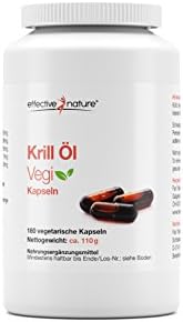 Effective Nature Krill Oil Vegetarian Capsules – Very High Proportion of Omega 3 fatty acids