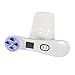 Facial Skin Therapy Care Ultrasound Machine Digital Portable & Rechargeable LED Photon Face Cleaner Massage Master Skin Lifting Rejuvenation RF Radio Frequency Anti Aging Ultrasound Massager White