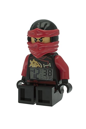 LEGO Unisex Wecker Digital Red 9009440 - 4