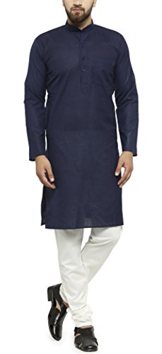 Ben Martin Rich Cotton Blend Kurta Pyjama For Men RS.898 (78.00% Off) - Amazon