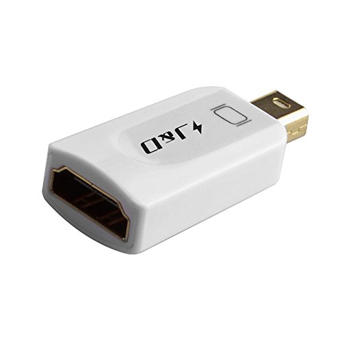 Mini DP auf HDMI, J&D Goldbeschichteter Mini Displayport (Thunderbolt) auf HDMI Kabel Adapter
