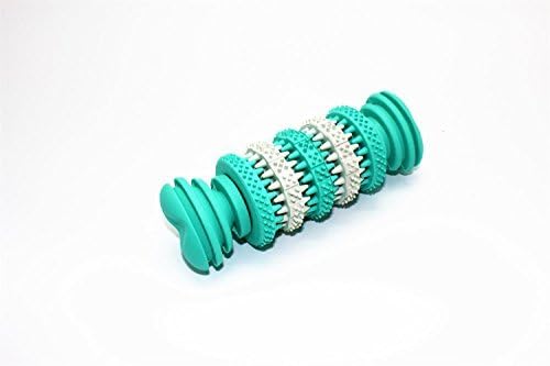 FastEngle Dog Chew Toys, Toothbrush Toy, Puppy Rubber Ball Dental Care Toys, Cleans Mouth Hygiene Soft Rubber Tongue Gum Massage Non-Toxic Pet Training/Playing/Chewing/Exercise control Teeth Growth (M)