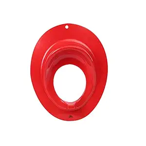 Kidbee Baby Portable Plastic Baby/Infant/Kids Potty Training Toilet Lavatory Seat Cover Upto 6 Years (Red)